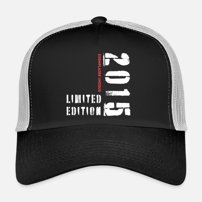 Limitierte Auflage 2015 – Unikat - Trucker Cap - Schwarz/Steingrau
