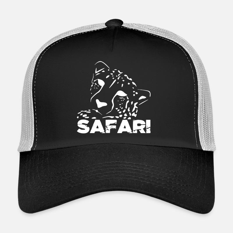 Safari Léopard Silhouette Casquette trucker 