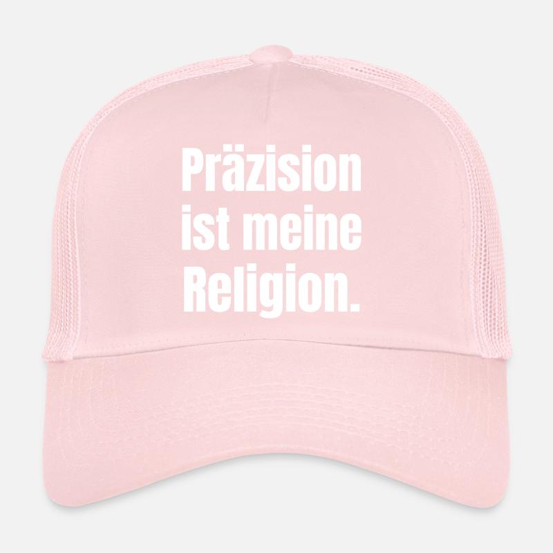 La précision est ma religion. Casquette trucker 