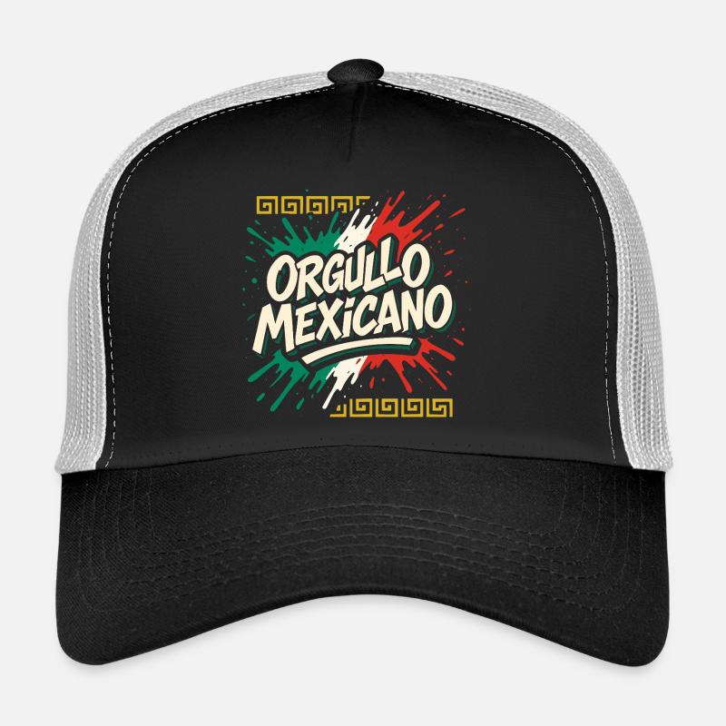 Orgullo Mexicano Mexico Mexican Flag Trucker Cap
