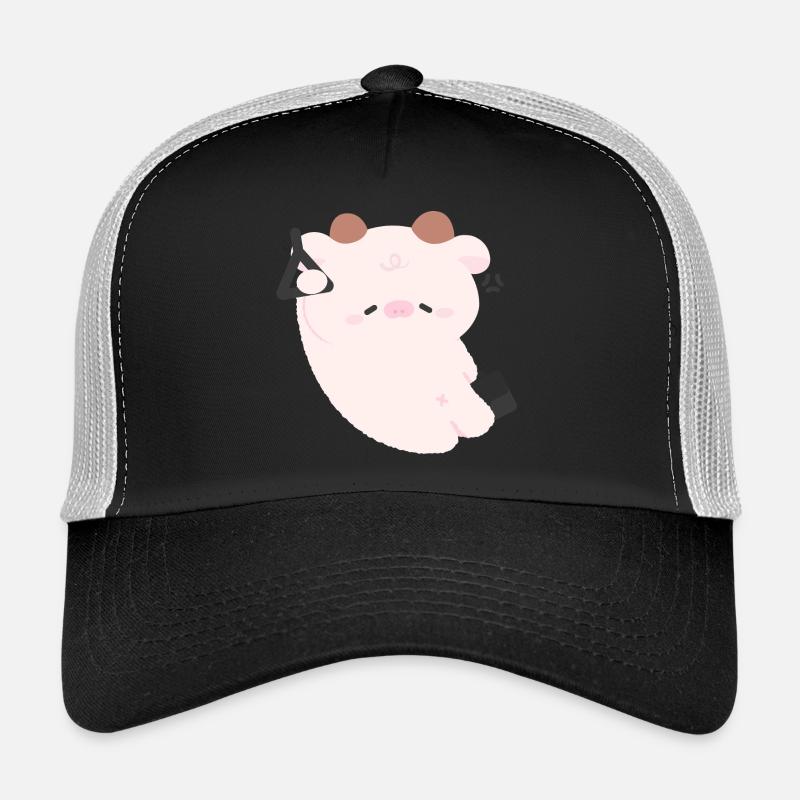 Trajet de la vache fatiguée Casquette trucker 