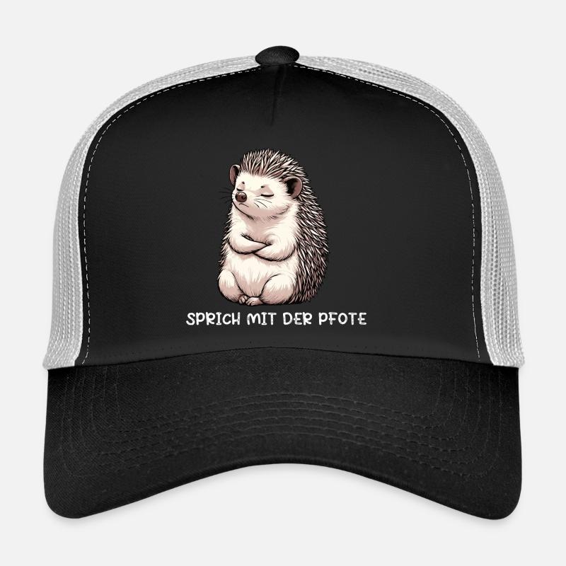 Sprich mit der Pfote  Igel Igelliebhaber Igelfan Trucker Cap
