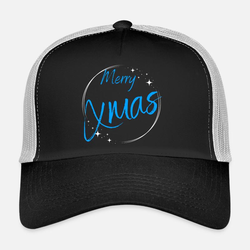 Joyeux Noël Script Circle Casquette trucker 