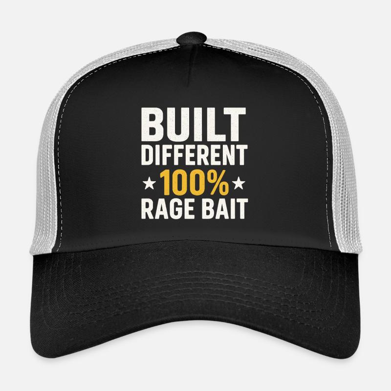 Construit différents appâts 100 % rage, mème drôle Casquette trucker 