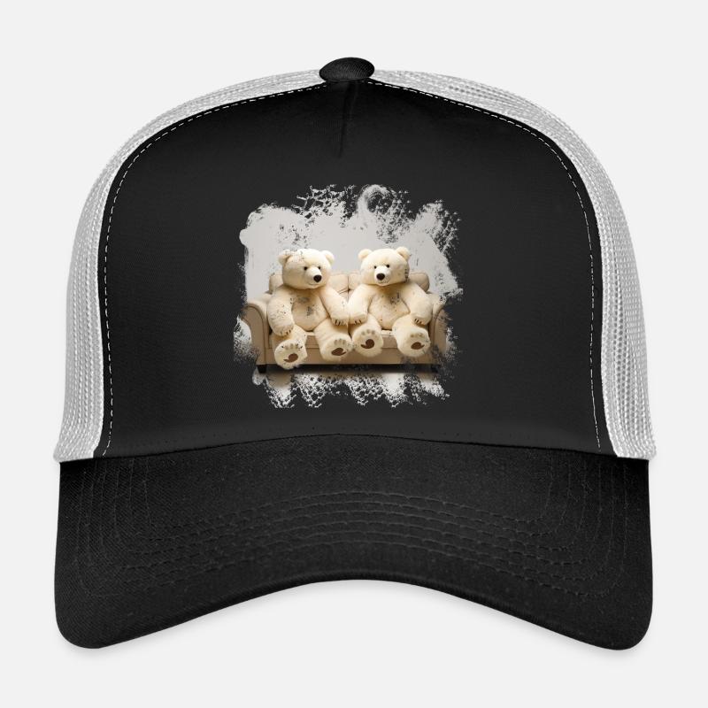 Cuddly Bears on the Sofa Duo Trucker Cap