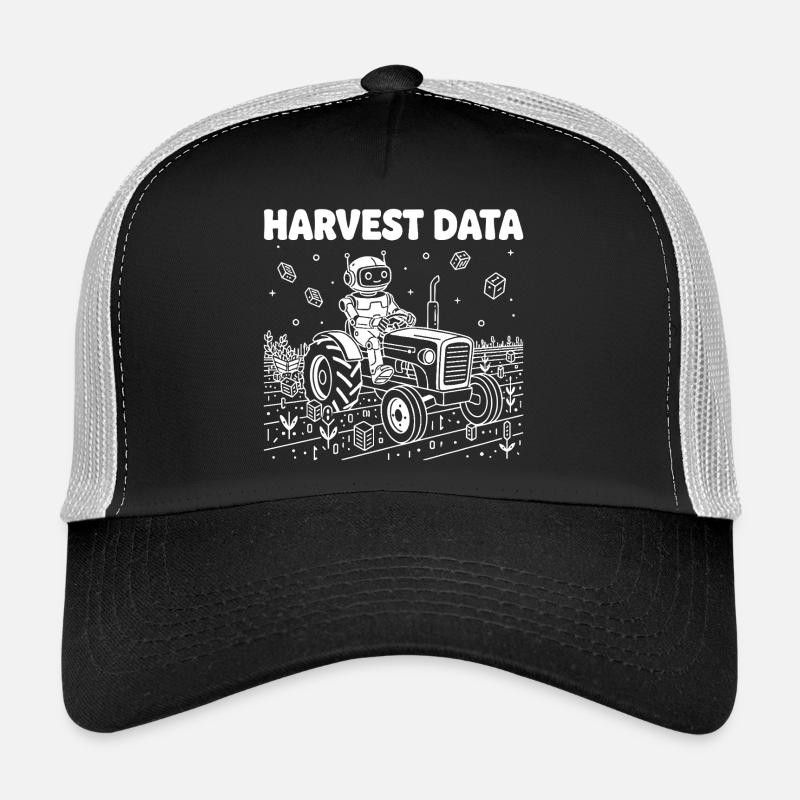 Harvest Data robot on tractor Trucker Cap