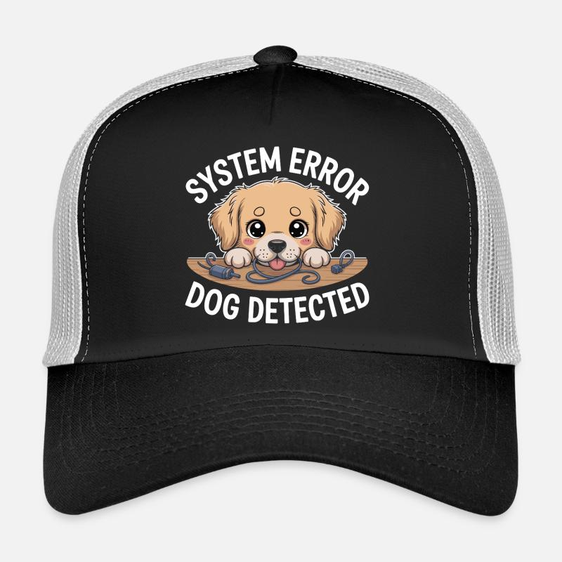 Labrador mignon, chien drôle de fauteurs de troubles Casquette trucker 