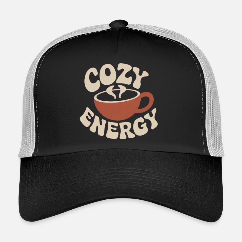 Cozy Energy – Vintage Coffee Mug Trucker Cap