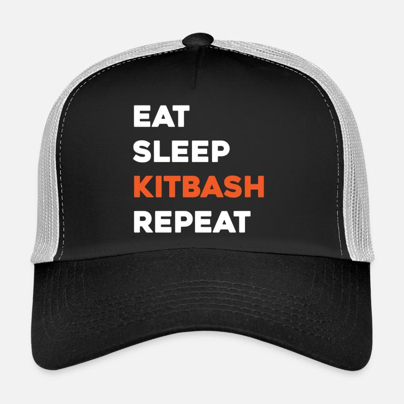 Kitbash Manger Sommeil Répéter Casquette trucker 