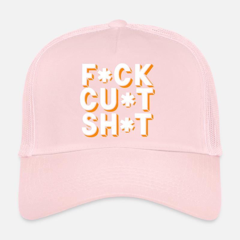 Schimpfwörter Zensierter Text Trucker Cap