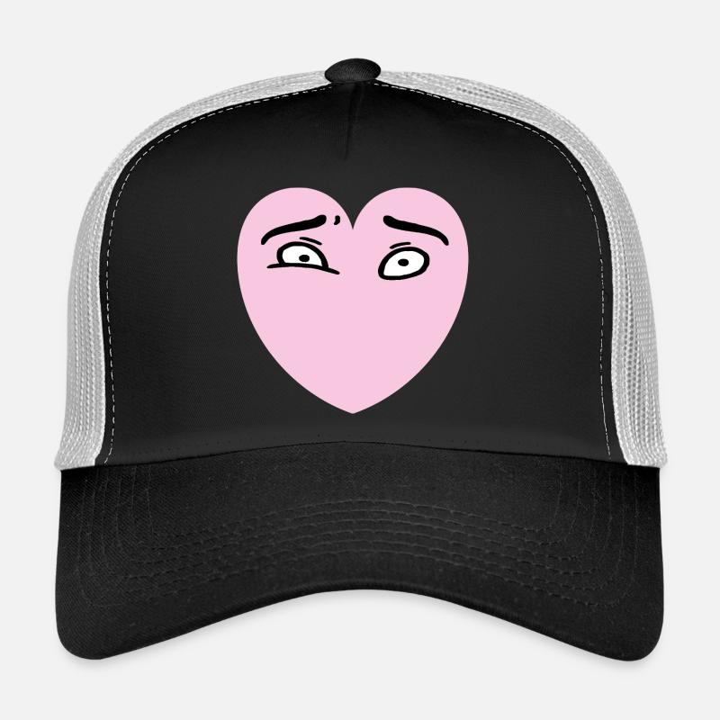 Heart Eyes - Trucker Cap - black/stone grey