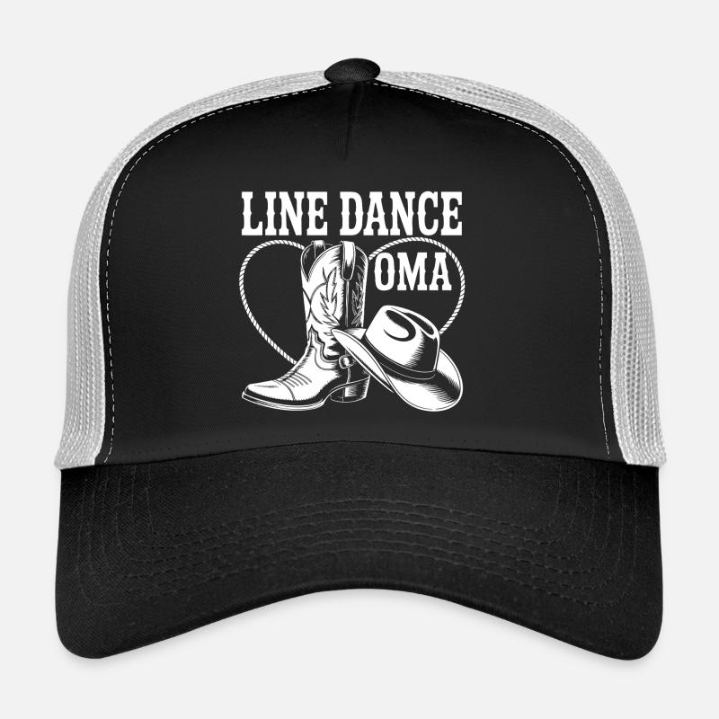 Bottes de grand-mère de danse en ligne Casquette trucker 