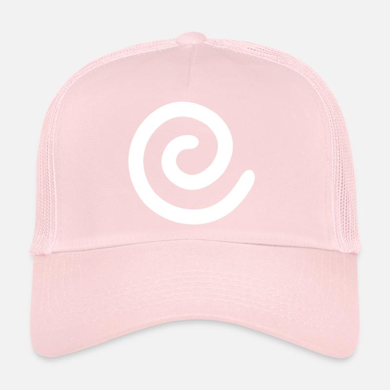 Spirale monochrome Casquette trucker 