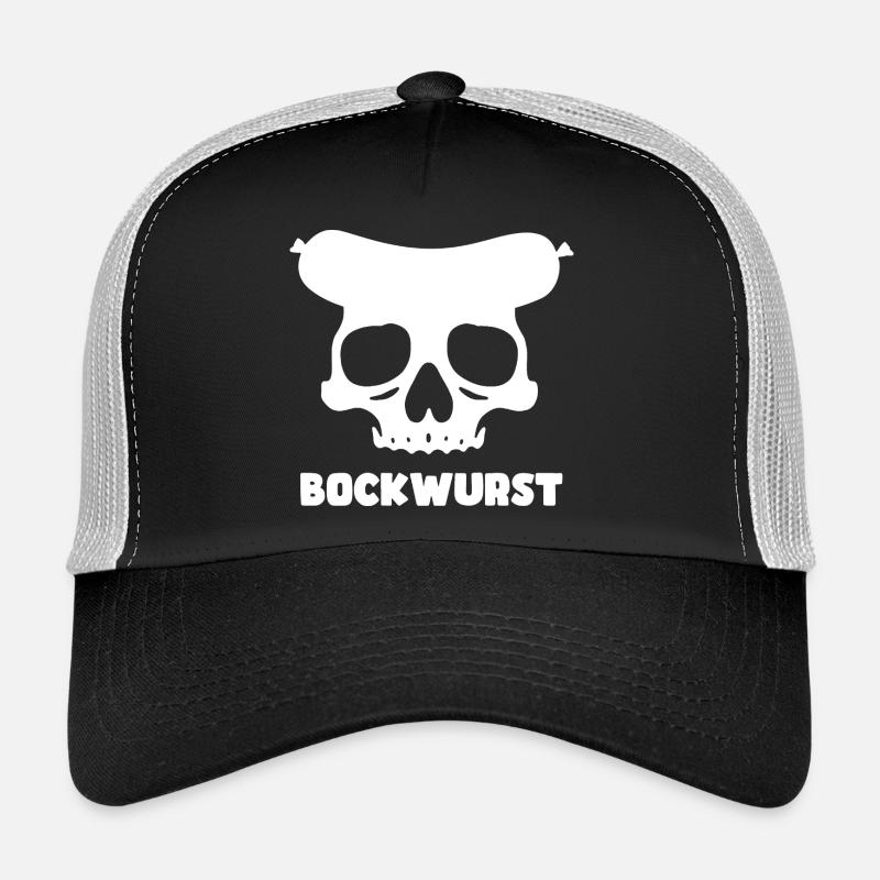 Bockwurst Skull Grafik Trucker Cap
