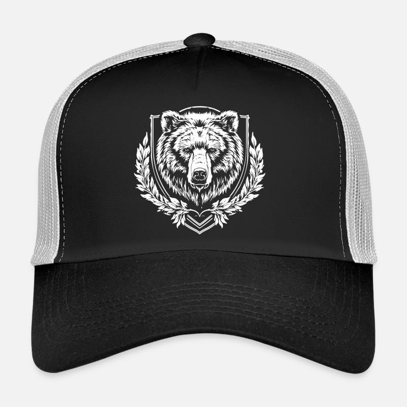 Blason de l’ours Casquette trucker 