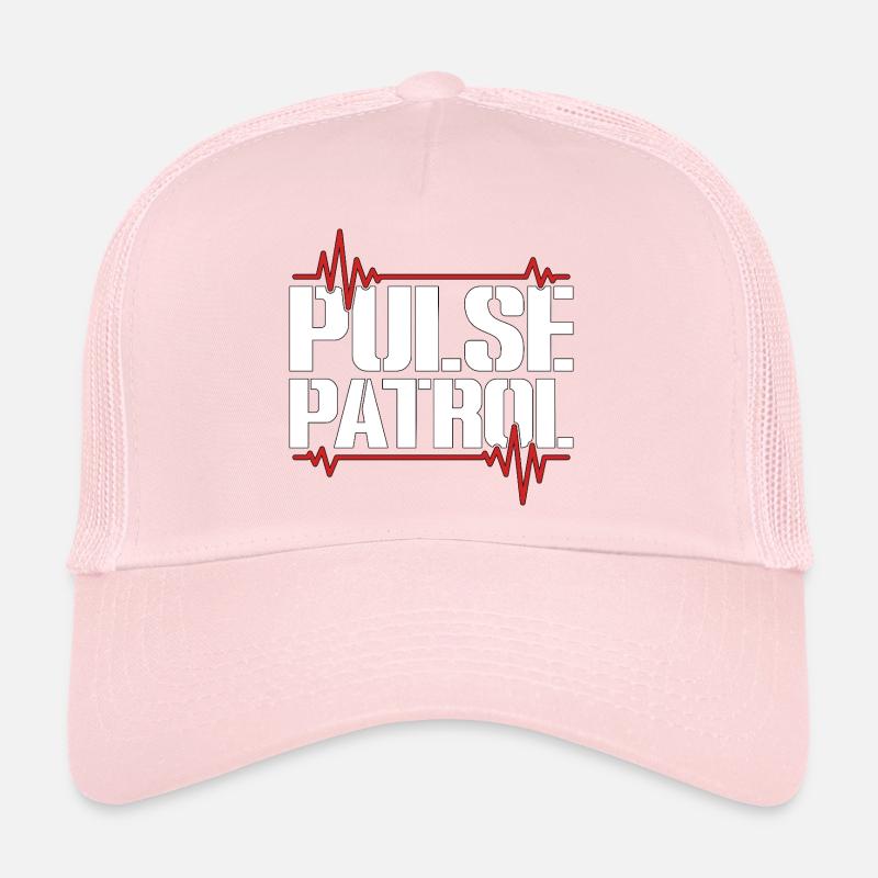 Cardiac Tech Pulse Patrol Cardiac Sonographer Trucker Cap