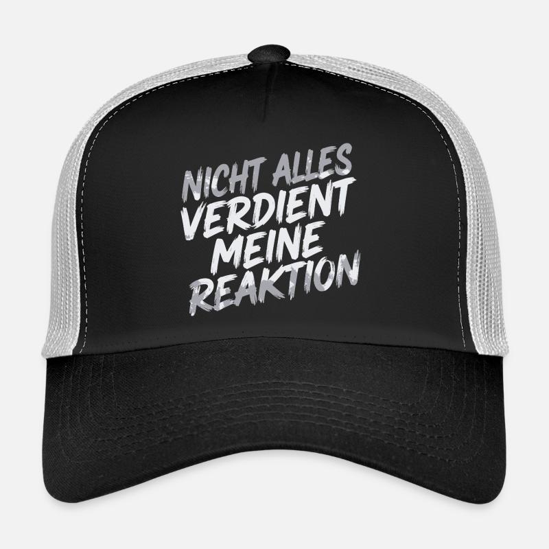 Zero reaction - I don't care Trucker Cap