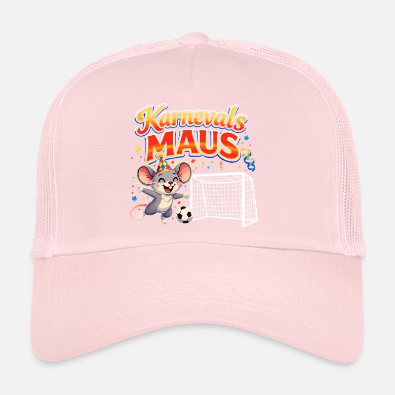 Karnevalsmaus Fußball Kostüm Geschenk Süß Niedlich Trucker Cap