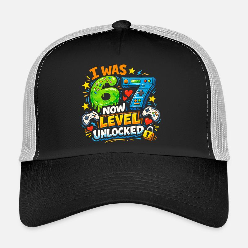 J’avais 6 ans maintenant niveau 7 débloqué 7e anniversaire Joueur 67 Casquette trucker 
