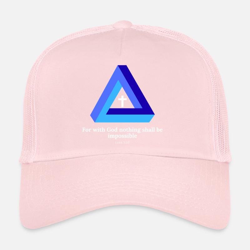 For with God, nothing shall be impossible. Hatch Trucker Cap