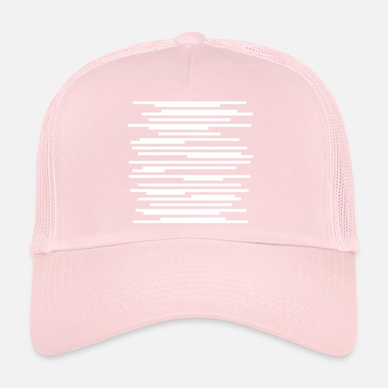 Conception des lignes géométriques Casquette trucker 