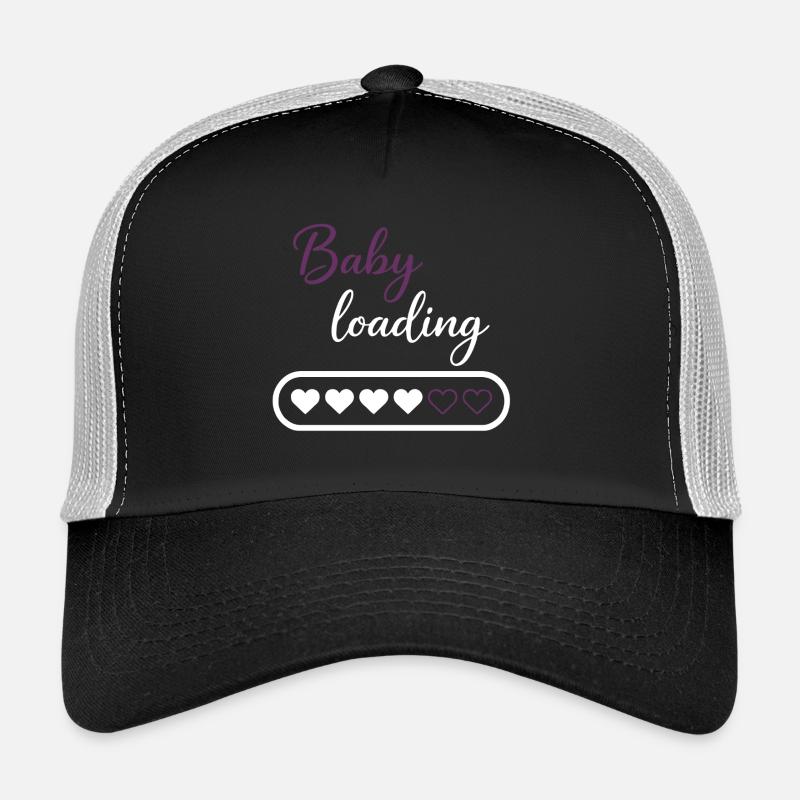 Baby Loading Heart Progress Trucker Cap