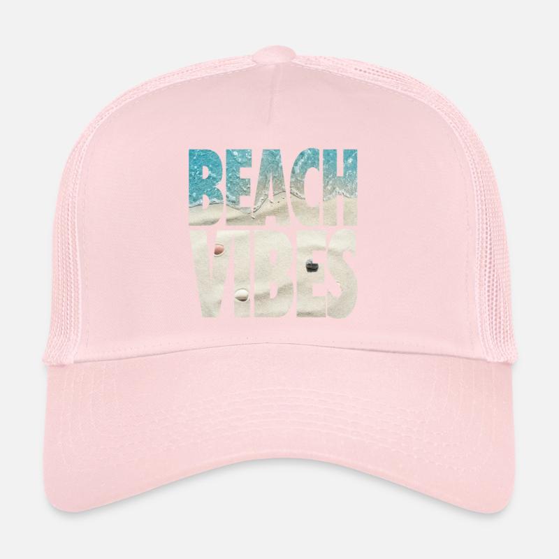 Beach Vibes - Tropical Ocean & Sand Texture Trucker Cap