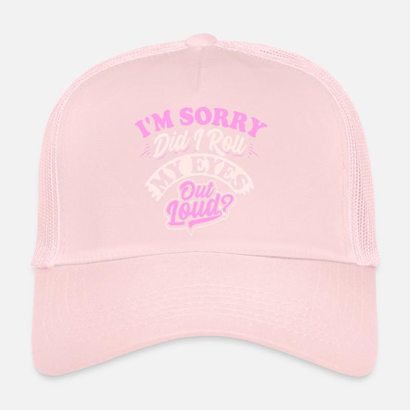 Eye Roll Vintage Quote Tee Trucker Cap