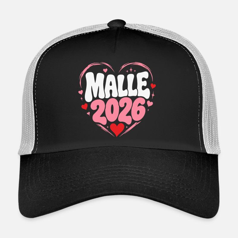 Malie 2026 Herz Design Trucker Cap