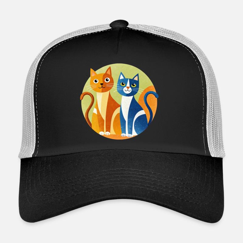 Circle Cats Duo Trucker Cap