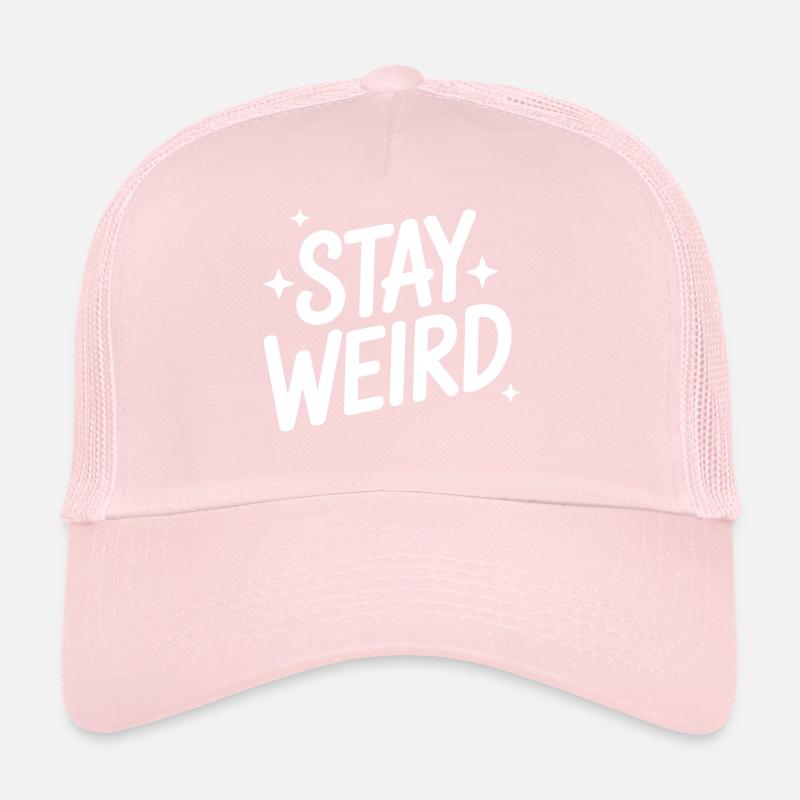 Reste bizarre et drôle à dire introverti Casquette trucker 
