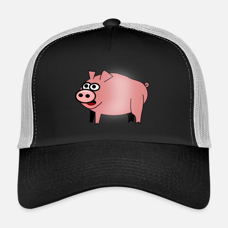 bbq barbecue grillen burger beef bacon steak spare - Trucker Cap - Schwarz/Steingrau