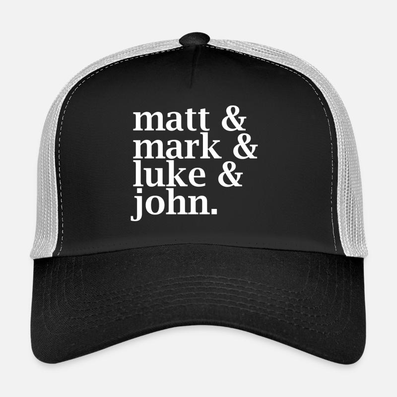 Matt, Mark, Luke & John Christliches Geschenk Trucker Cap