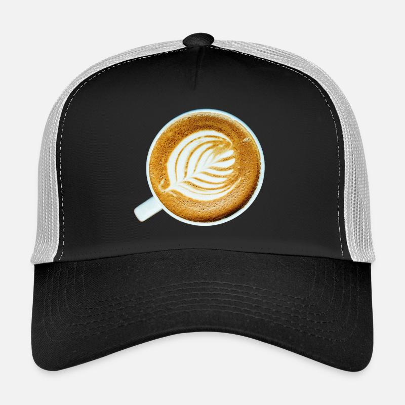 café café cappuccino espresso2 Casquette trucker 