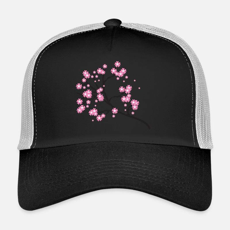 Beautiful flowers! - Trucker Cap - black/stone grey