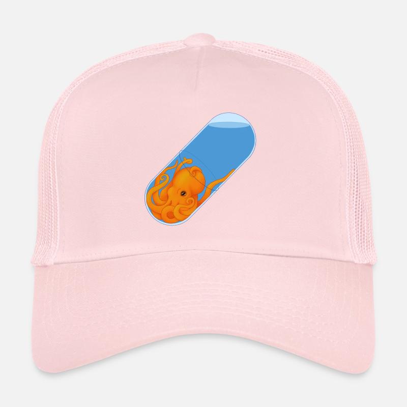 Octopus Pill Trucker Cap