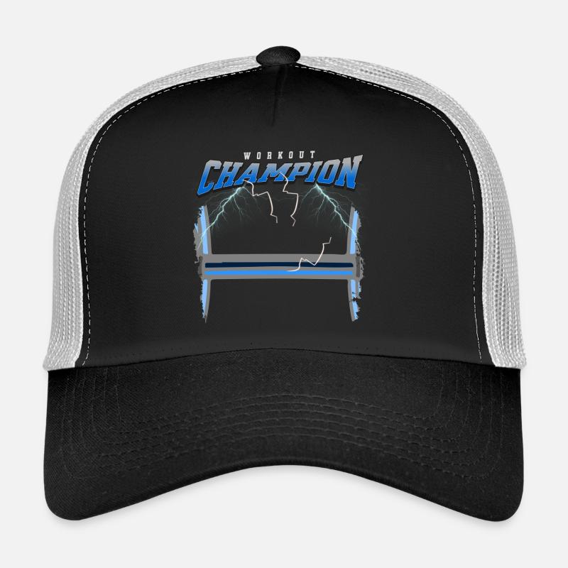 WorkoutChampion - Trucker Cap - black/stone grey