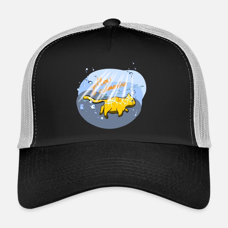 Yellow Catmarine Trucker Cap
