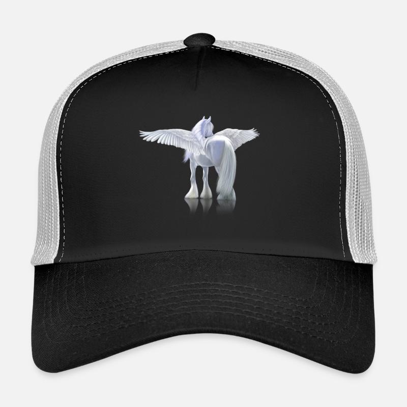 Pegase - Casquette trucker  - noir/gris pierre