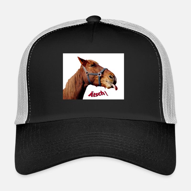 Ätsch! - Trucker Cap - Schwarz/Steingrau