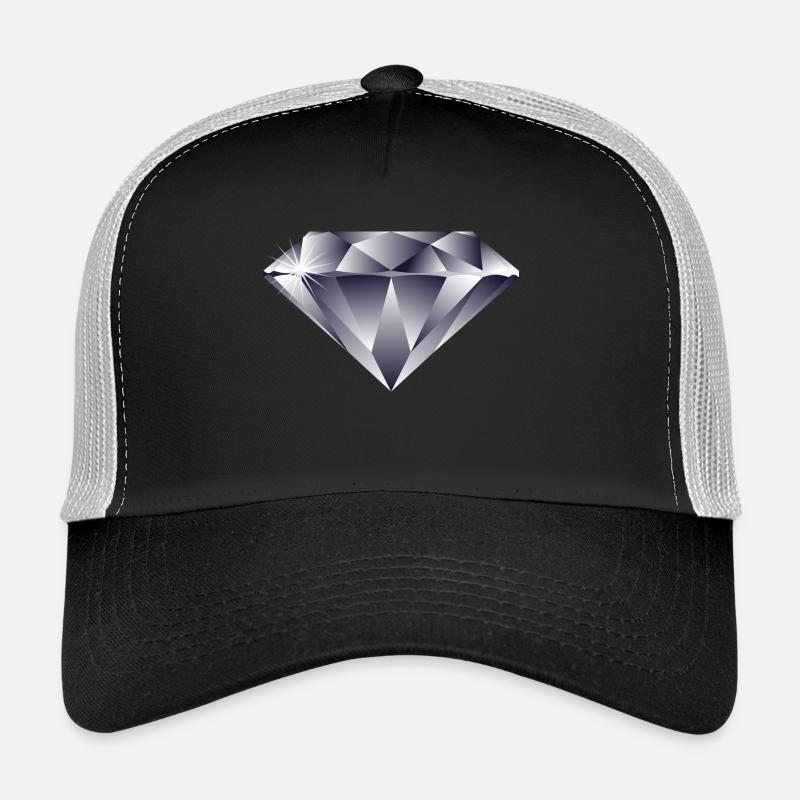 diamant Casquette trucker 