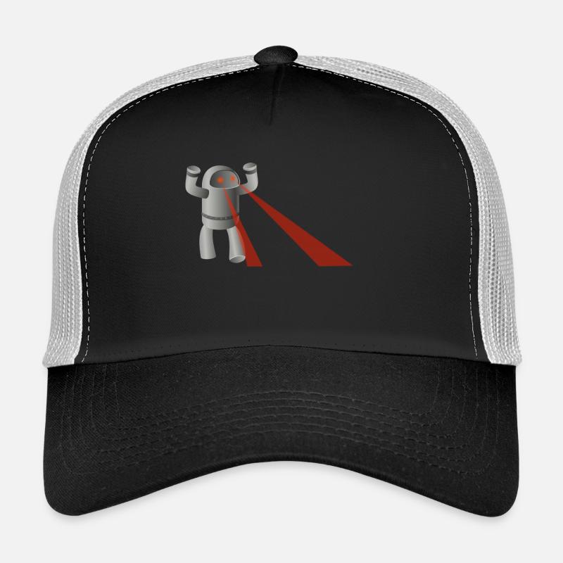 robot - Casquette trucker  - noir/gris pierre