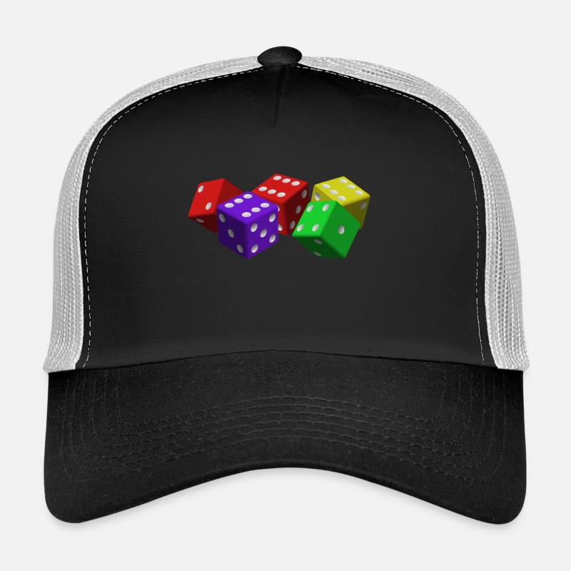 cubes - Casquette trucker - noir/gris pierre