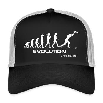 Evolution Chistera - Casquette trucker  - noir/gris pierre - Devant