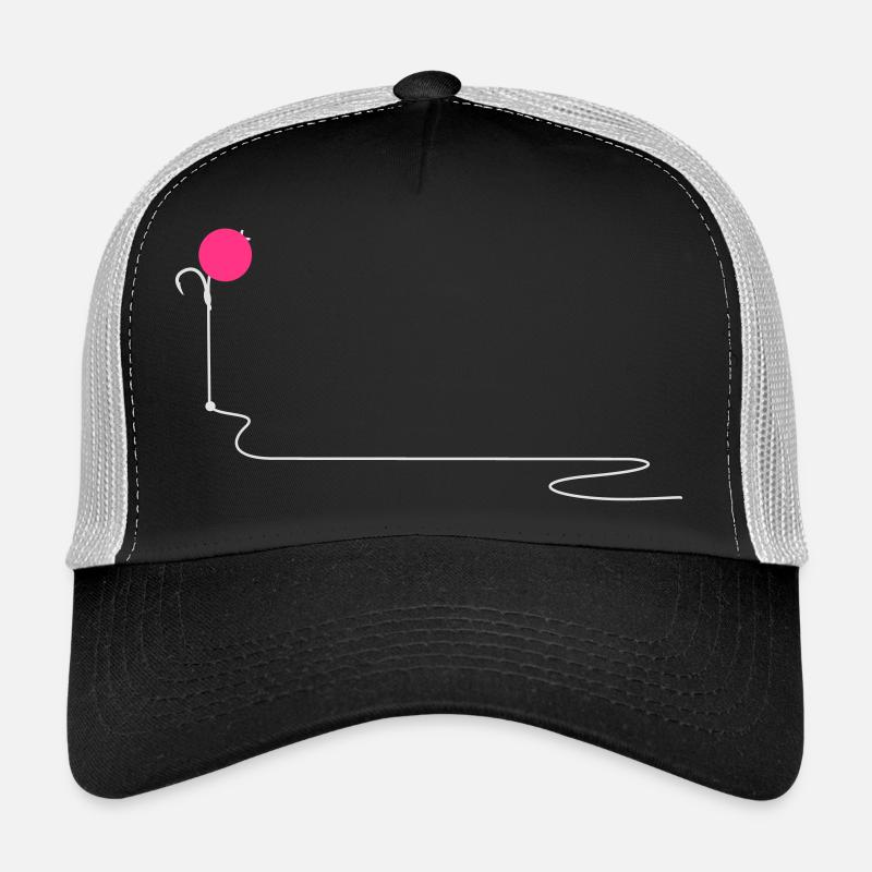 Karpfenangeln / Pop Up Rig - Trucker Cap - Schwarz/Steingrau