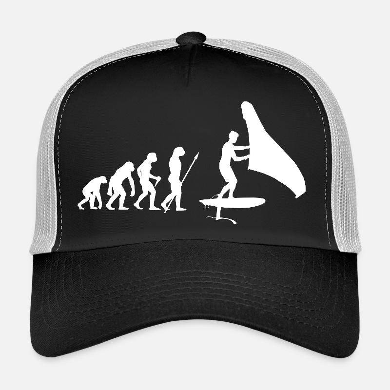 Hydrofoil Wingfoil Evolution Foil Wing Wingfoiling - Casquette trucker  - noir/gris pierre