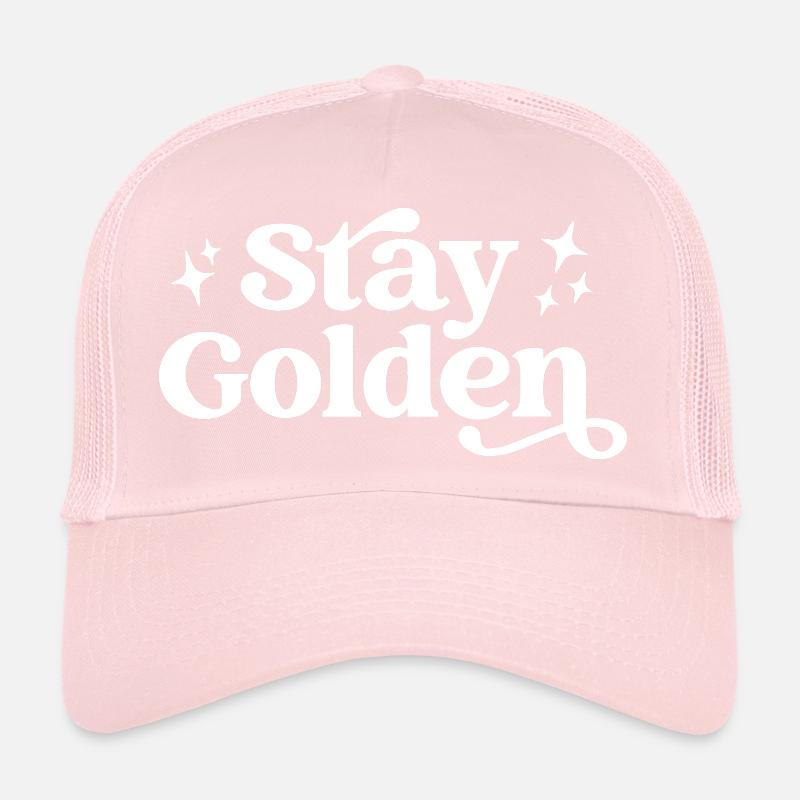 Restez doré Casquette trucker 