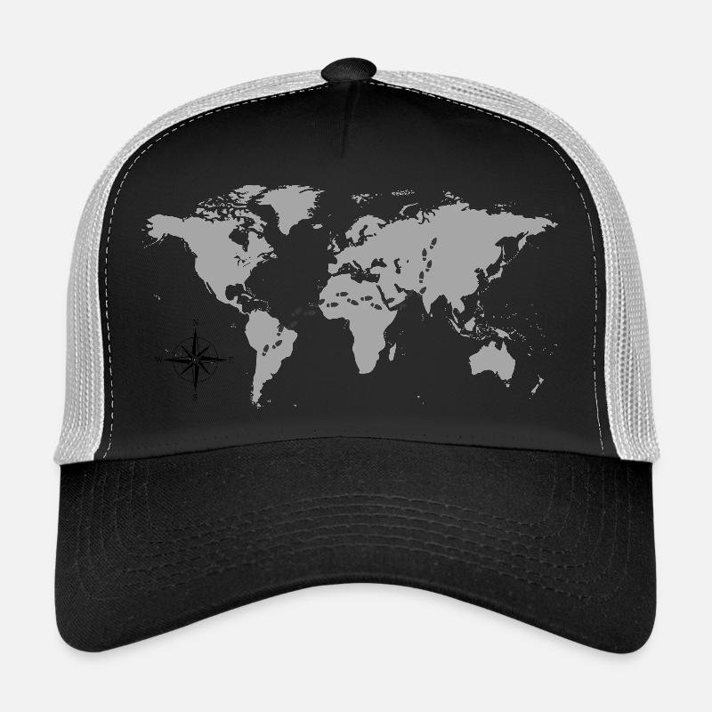 Reisender auf Weltreise Trucker Cap