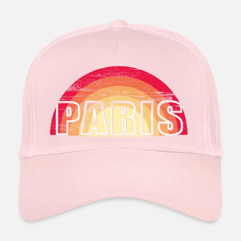 Vintage Sunset PARIS Casquette trucker 