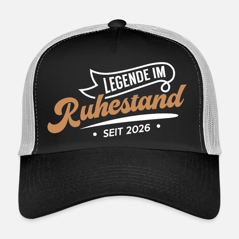 Légende dans Cadeau de retraite pour pension de retraite Casquette trucker 